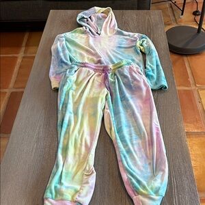 Kids Tie-Dye Hooded One Piece